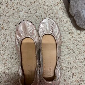 Tieks Rose Gold Ballet Flats